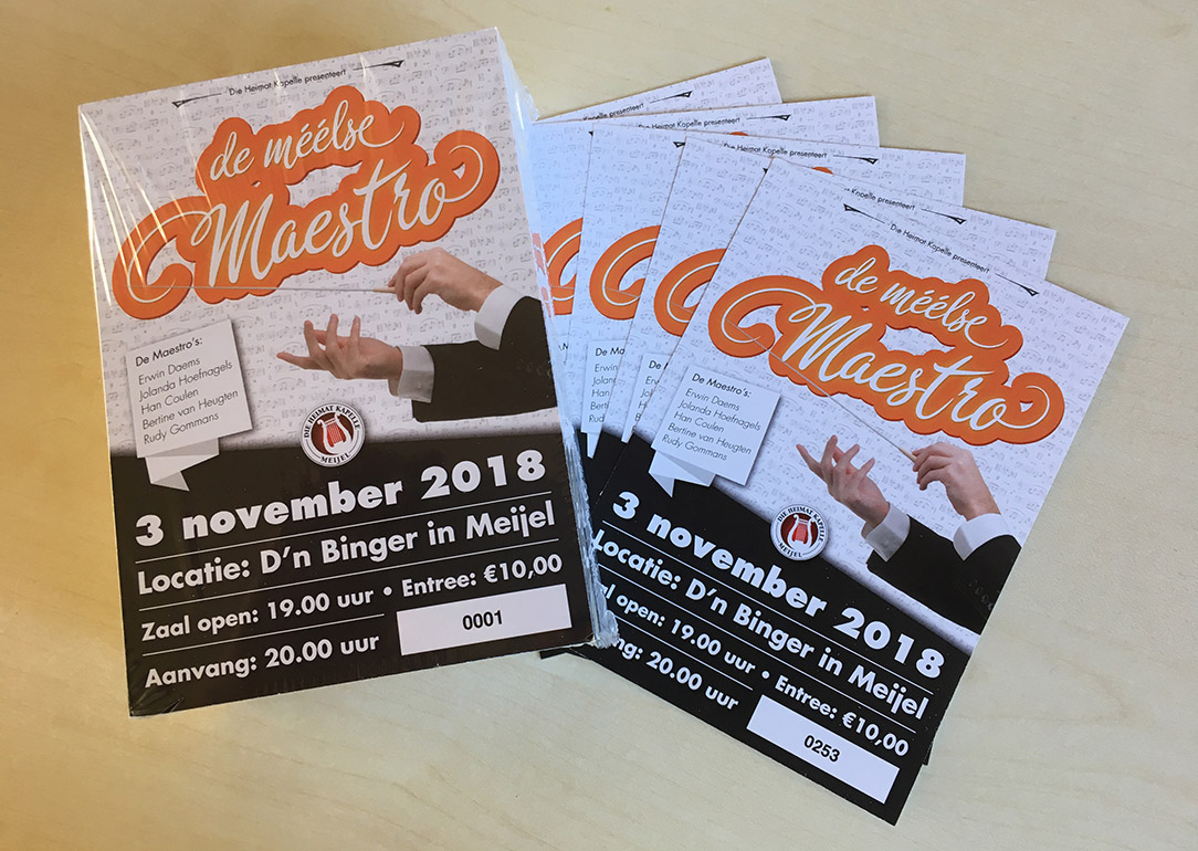 Entreekaarten - Die-Sign