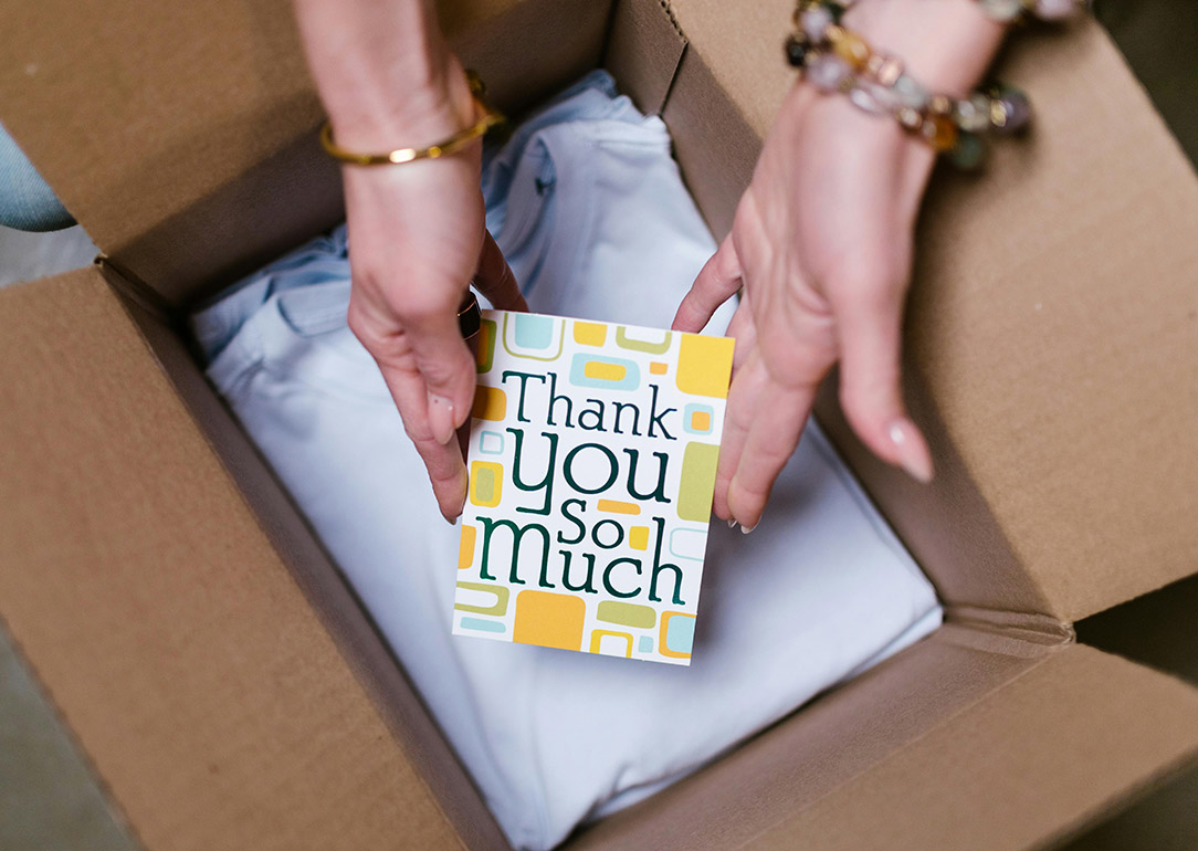 Bedankt kaartje - Die-Sign